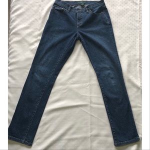 Lauren LRL jeans white print, EXCELLENT condition